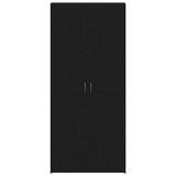 Shoe Cabinet with Door Black 80 x 35.5 x 180 cm Engineered wood 3333845