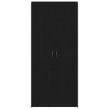 Shoe Cabinet with Door Black 80 x 35.5 x 180 cm Engineered wood 3333845