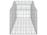 Arched Gabion Baskets 20 pcs 200x50x60/80 cm Galvanised Iron 3145613