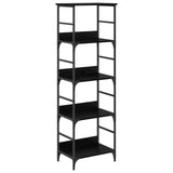 Bookshelf Black Oak 50x33x153cm Engineered Wood 882756