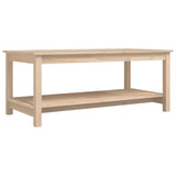 Coffee Table 110x55x45 cm Solid Wood Pine 822272