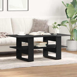 Coffee Table Black Oak 102 x 55 x 42 cm Engineered Wood 862432