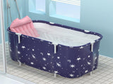 Portable Bathtub Folding Bath Tub Adult Kids Warm Home Spa Soaking Barrel PVC 05323750