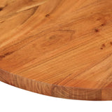 Table Top 120x60x2.5 cm Oval Solid Wood Acacia 370090