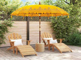 Balinese Parasol Yellow 215 x 215 x 260 cm Cotton and Wood 42006461