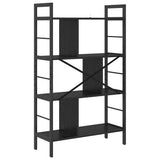Bookshelf Black Oak 75 x 30 x 123.5 cm Engineered Wood 883964
