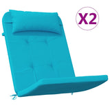 Chair Cushions 2 pcs Turquoise 58 x 77 x 4.5 cm Oxford Fabric 361851