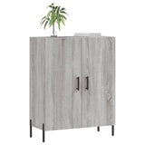Sideboard Grey Sonoma 69.5x34x90 cm Engineered Wood 827738
