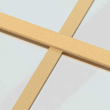 Sliding Door Gold 90x205 cm Clear ESG Glass and Aluminium 155185