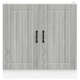 Sink Base Cabinet Lucca Grey Sonoma Engineered Wood 853693