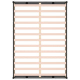 Bed Frame without Mattress Black 140x200 cm Solid Wood 820800