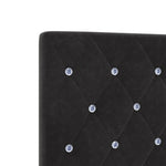 ZNTS Bed Frame Black 160x200 cm Velvet 3344887