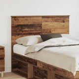 Headboard with Headboard Old Wood 120 cm Engineered wood 887789
