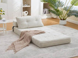 GOMYWAY Convertible Folding Sofa Bed with Pillow, Fold Out Sleeper Chair with Back Support, Tufted W2678P478600