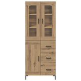 Highboard 2 pcs Artisan Oak 69.5 x 34 x 180 cm Engineered Wood 3415990