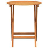 Garden Table Folding Natural 60 x 60 x 72 cm Solid Acacia Wood 4105491