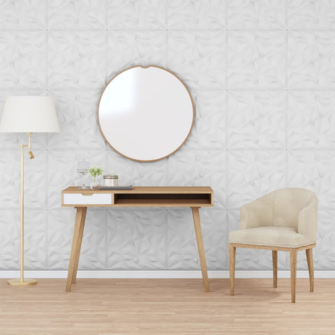 ZNTS Wall Panels 48 pcs White 50x50 cm XPS 12 m² Amethyst 356945