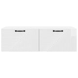 Wall-Mounted TV Cabinet High Gloss White 98 x 41 x 30 cm 898699