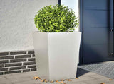 Garden Planter 45x45x75 cm Stainless Steel 851102