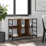 Sideboard Brown Oak 102x32x73,5 cm Engineered Wood 837726