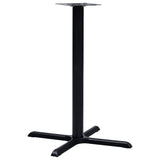 Bistro Table Leg Black 76x76x107 cm Cast Iron 325432