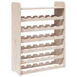 Wine Rack with Top Board 67.5x25x87 cm Solid Wood Pine 4007560