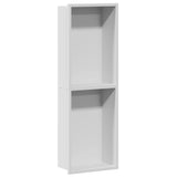 Shower Niche White 60 x 20 x 9.5 cm Stainless Steel 42012664