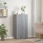 ZNTS File Cabinet Grey Sonoma 60x32x115 cm Engineered Wood 840777