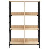 Bookshelf Sonoma Oak 78.5x33x117.5 cm Engineered Wood 835250