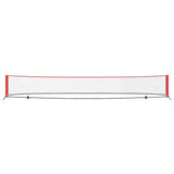 Tennis Net Folding Black and Red 595 x 90.5 x 87 cm Polyester 42012863