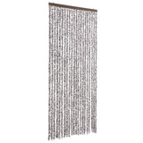 284277 Insect Curtain Brown and Beige 90x220 cm Chenille