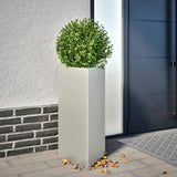 Garden Planter Triangular 40x34.5x75 cm Stainless Steel 851165