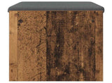 Hall Bench with Cushion Old Wood 63 x 38 x 40 cm 891550