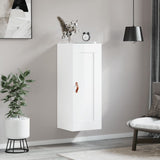 Wall Mounted Cabinet High Gloss White 34.5x34x90 cm Engineered Wood 830478