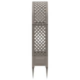 Rose Arch with Spikes Grey 97 x 43 x 218 cm PP 42041738