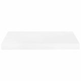 Floating Wall Shelves 4 pcs High Gloss White 50x23x3.8 cm MDF 323747