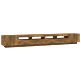 3 Piece TV Cabinet Set with LED Lights Smoked Oak Engineered Wood 3120176
