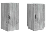 Cabinet Set 2 pcs Grey Sonoma Engineered Wood 3416796