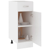 Drawer Bottom Cabinet Lyon White 30x46x81.5 cm Engineered Wood 801204