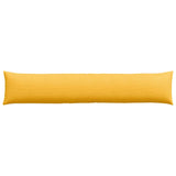Sofa Pillows 2 pcs Light Yellow 200 x 40 cm Corduroy Fabric 42013909