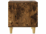 Bedside Table 2 pcs Smoked Oak 43 x 34.5 x 50 cm 895036