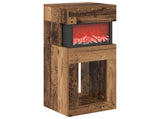 Electric Fireplace Old Wood 35 x 30 x 86 cm Engineered wood 8021133