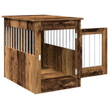 Dog Crate Furniture Old Wood 55x80x68 cm Engineered Wood 857642