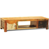 Reclaimed Wood TV Cabinet with 2 Doors Vintage Antique-style 241097