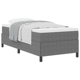 Bed Frame Light grey 90 x 200 cm Corduroy fabric 42006947