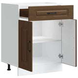 Kitchen Base Cabinet Kalmar Brown Oak Engineered Wood 853494