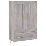 Highboard Grey Sonoma 69.5x31x115 cm Engineered Wood 830314