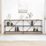 Console Table Old Wood 200 x 30 x 75 cm Engineered Wood 863445