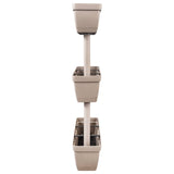 Garden Planter 6 pcs 100 cm Taupe 151825