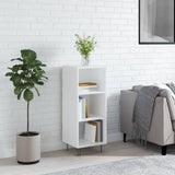 Sideboard High Gloss White 34.5x32.5x90 cm Engineered Wood 828726